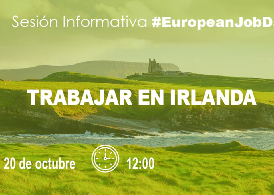 Séance informative pour travailler en Irlande le jour 20 octobre aux 12 du matin