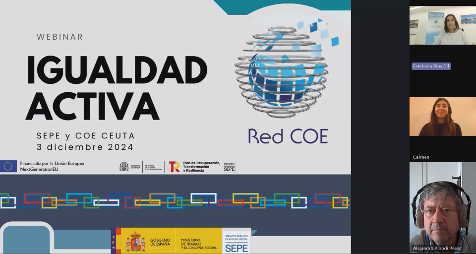 WEBINAR IGUALDAD ACTIVA - COE CEUTA