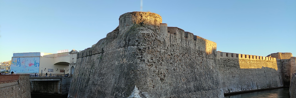 Imagen de la muralla de la Ciudad Autónoma de Ceuta